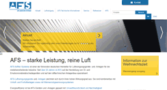 Desktop Screenshot of afs-airfilter.de